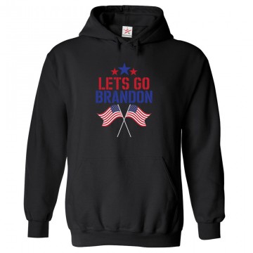 Lets Go Brandon Classic Unisex Kids and Adults Pullover Hoodie For Politics Fans